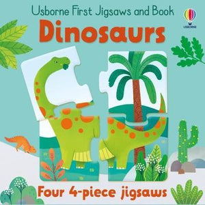 Usborne First Jigsaw and Book Dinosaurs