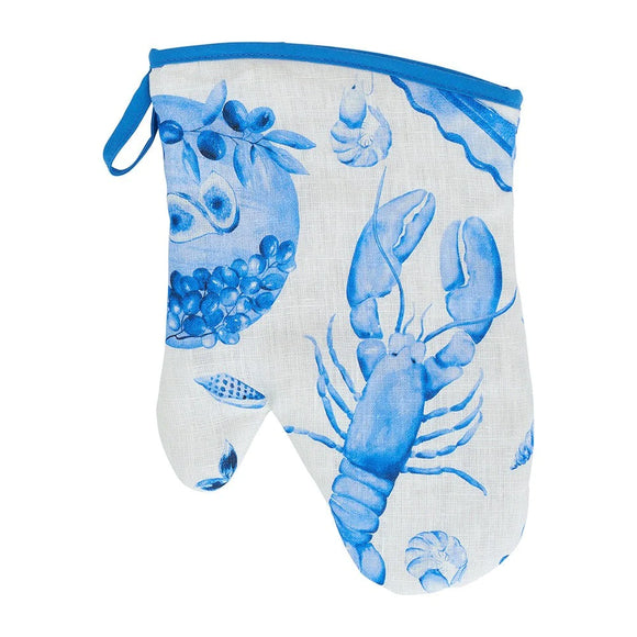 Annabel Trends Linen Oven Mit Seafood Blue