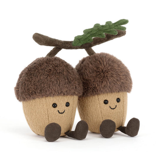 Jellycat Plush Amuseables Ort and Tum Acorns