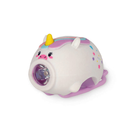 Legami Rechargeable Front Bicycle Light With Bell Unicorn