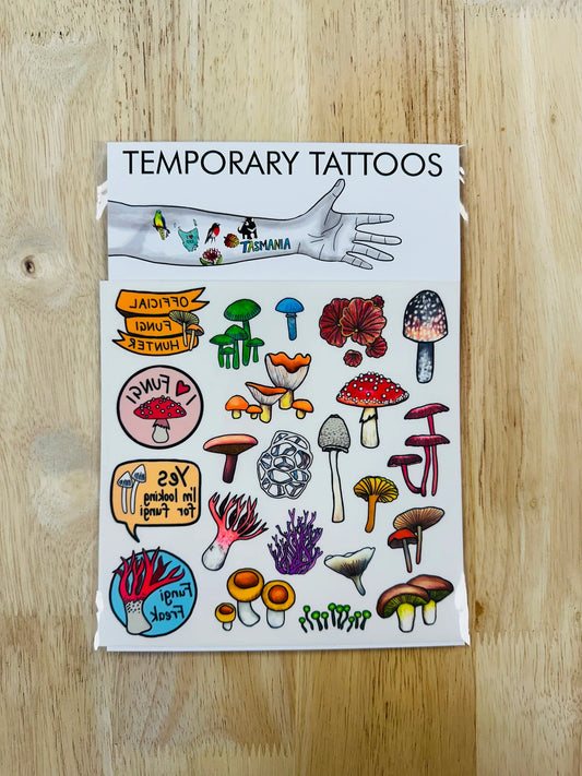 Pigment by Monica Reeve Temporary Tattoos Fungi Lovers
