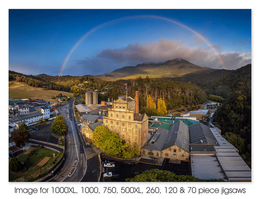 Jigsaw Gallery 1000pc Jigsaw Puzzle Cascade Brewery & Mt Wellington Hobart TAS Photographed by Vaughan Laws