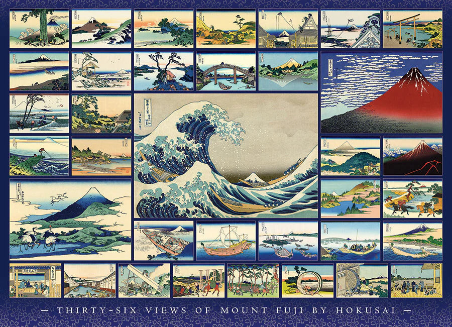 Cobble Hill 1000pc Jigsaw Puzzle Hokusai