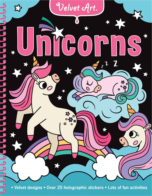 Velvet Art Activity Book Unicorns