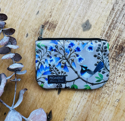 Pigment by Monica Reeve Coin Purse Fairy Wren Large