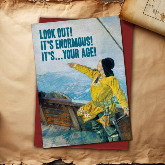 Bewilderbeest Renaissance Vandalism Greeting Card Enormous