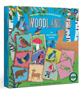 eeBoo Memory & Matching Game Woodland