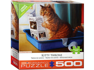 Eurographics 500pc Jigsaw Puzzle Kitty Throne