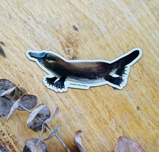 Pigment by Monica Reeve Die Cut Magnet Platypus