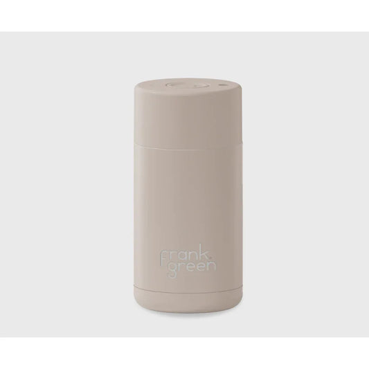 Frank Green 16oz Stainless Steel Ceramic Reusable Cup with Push Button Lid Moon Dust