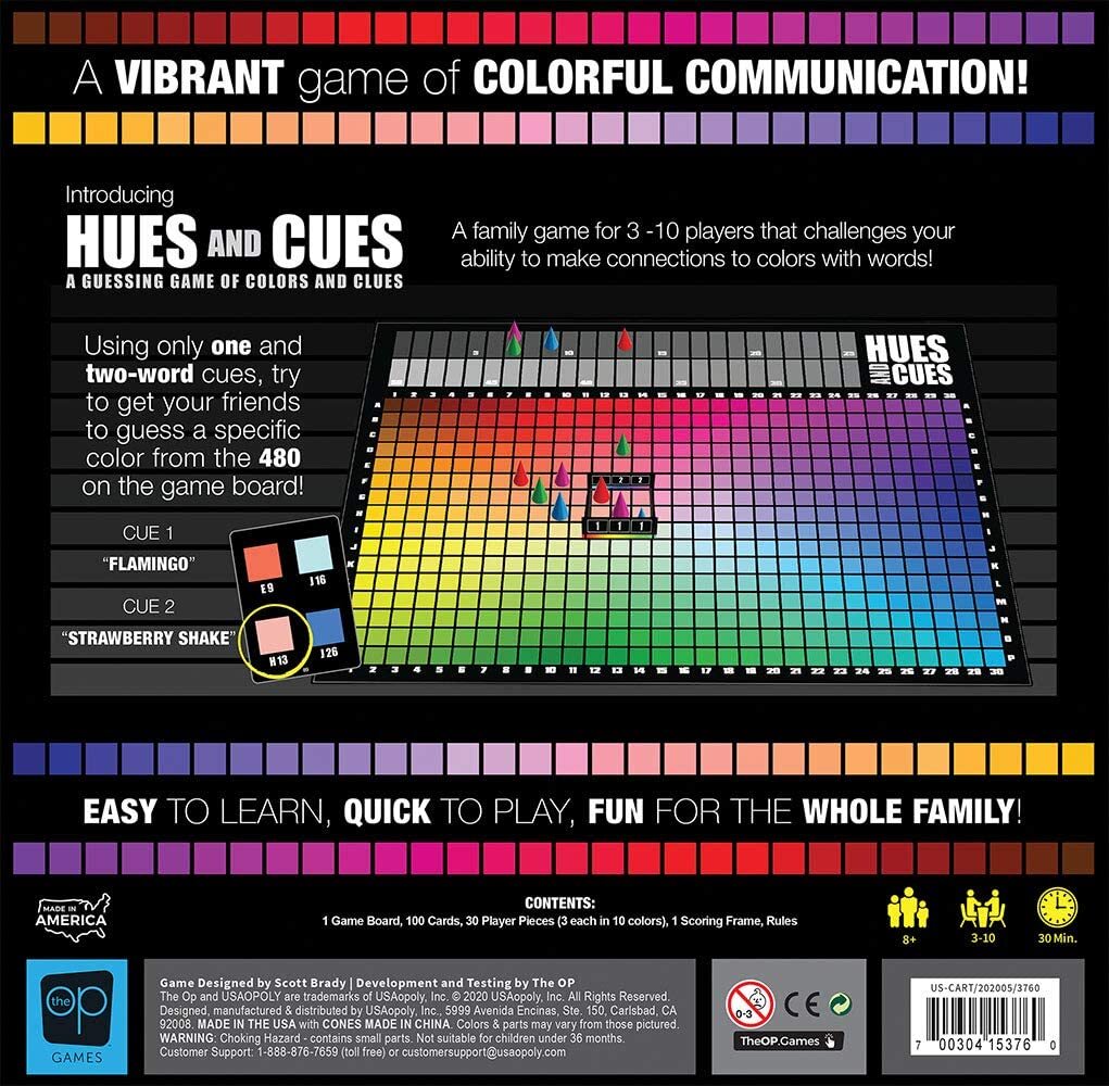 Hues And Cues A Guessing Game Of Colors And Clues