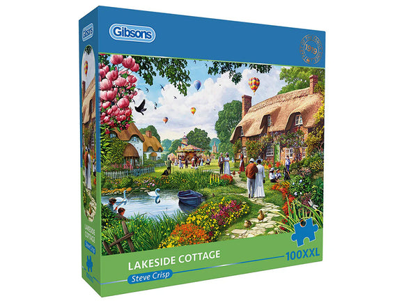 Gibsons 100pc Jigsaw Puzzle XXL Lakeside Cottage