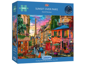 Gibsons 1000pc Jigsaw Puzzle Sunset Over Paris