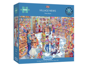 Gibsons 1000pc Jigsaw Puzzle Village News