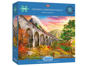 Gibsons 1000pc Jigsaw Puzzle Crossing Glenfinnan Viaduct