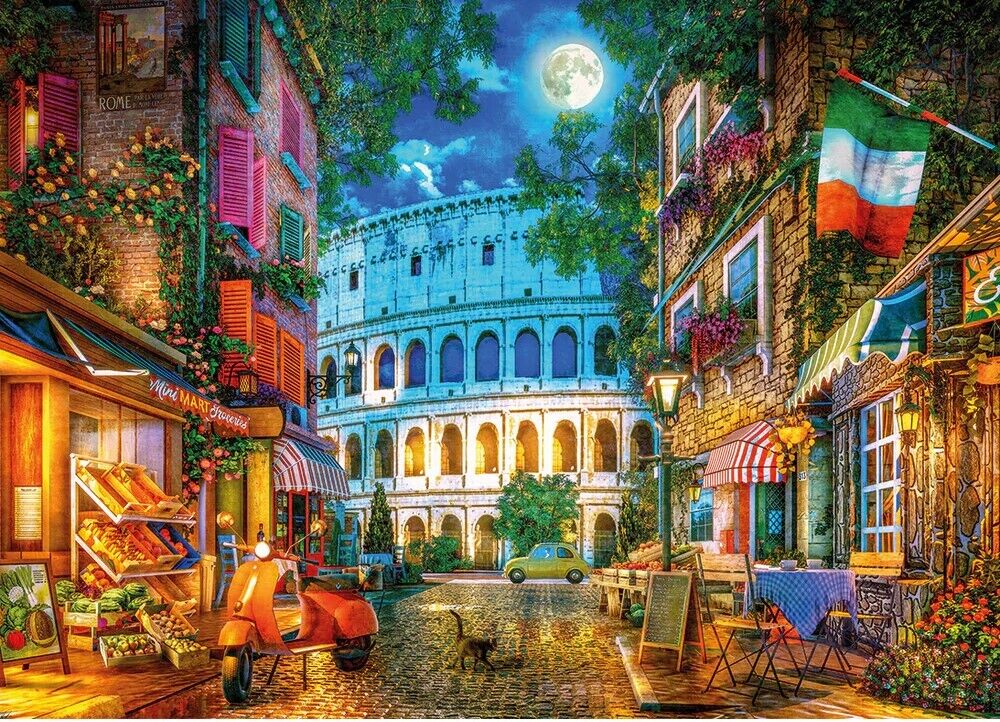Gibsons 1000pc Jigsaw Puzzle The Colosseum By Moonlight