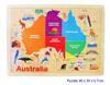 Australia Map Icon Jigsaw Board