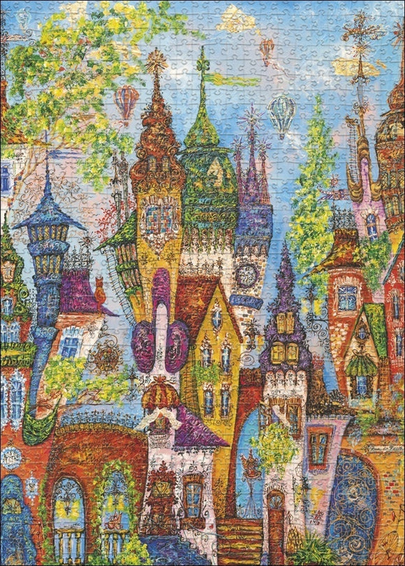 Heye 1000pc Jigsaw Puzzle Charming Village Red Arches