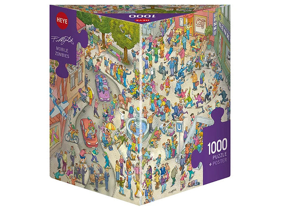 Heye Triangular 1000pc Jigsaw Puzzle Mobile Zombies