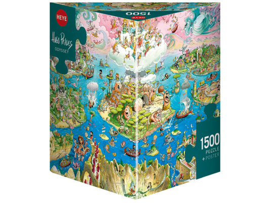Heye Triangular 1500pc Jigsaw Puzzle Odyssey