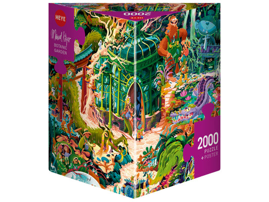 Heye Triangular 2000pc Jigsaw Puzzle Botanic Garden