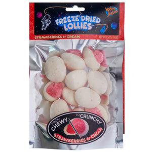 Heebie Jeebies Freeze Dried Lollies Strawberries and Cream 60g