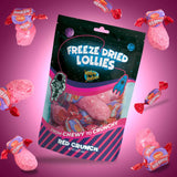 Heebie Jeebies Freeze Dried Lollies Red Crunch