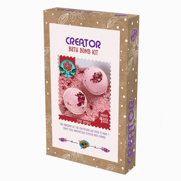 Heebie Jeebies Creator Bath Bomb Kit Rose Petals