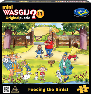 Wasgij? 100pc Original Mini Jigsaw Puzzle #11 Feeding the Birds