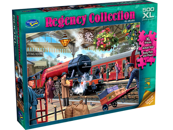 Holdson 500pc Jigsaw Puzzle Regency Collection All Aboard