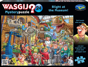 Wasgij? 1000pc Mystery Jigsaw Puzzle #24 Blight at the Museum