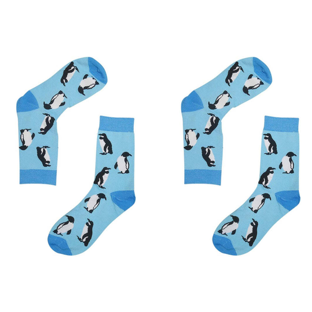 Sole Mates Socks Little Penguin Blue