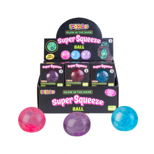 Smooshos Glow in the Dark Super Squeeze Ball
