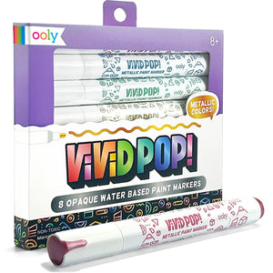 Ooly Vivid Pop Metallic Paint Markers