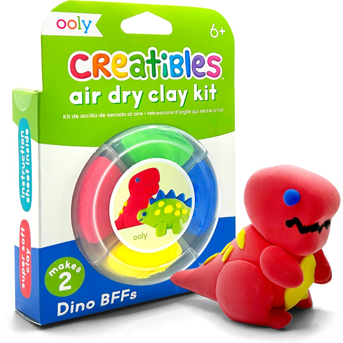 Ooly Creatibles Air Dry Clay Dino BFFs