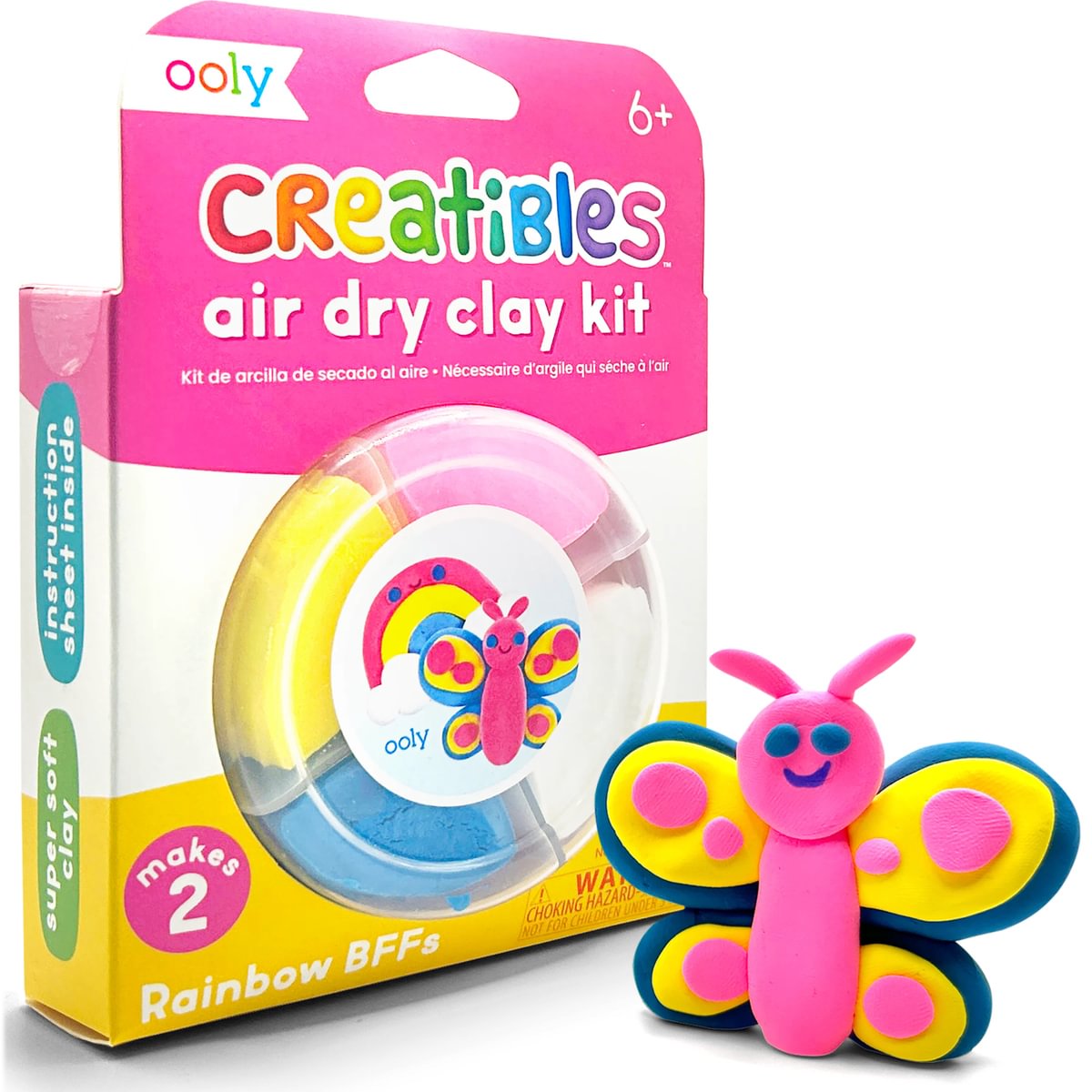 Ooly Creatibles Air Dry Clay Rainbow BFFs