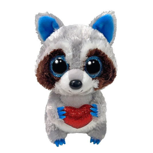Ty Beanie Boos Thief Racoon With Heart