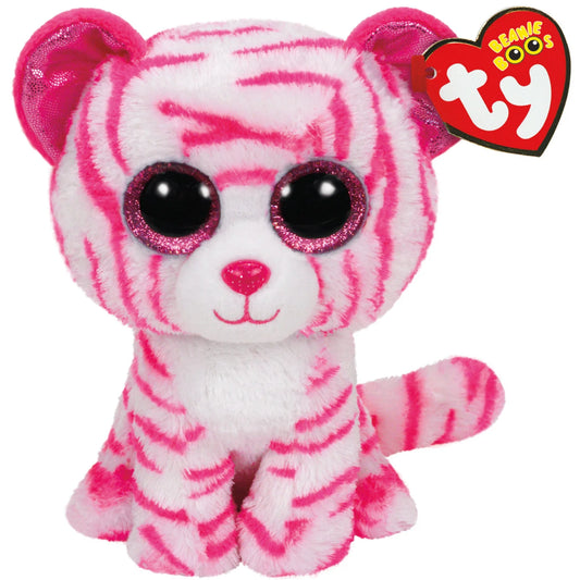 Ty Beanie Boo Asia Pink and White Tiger