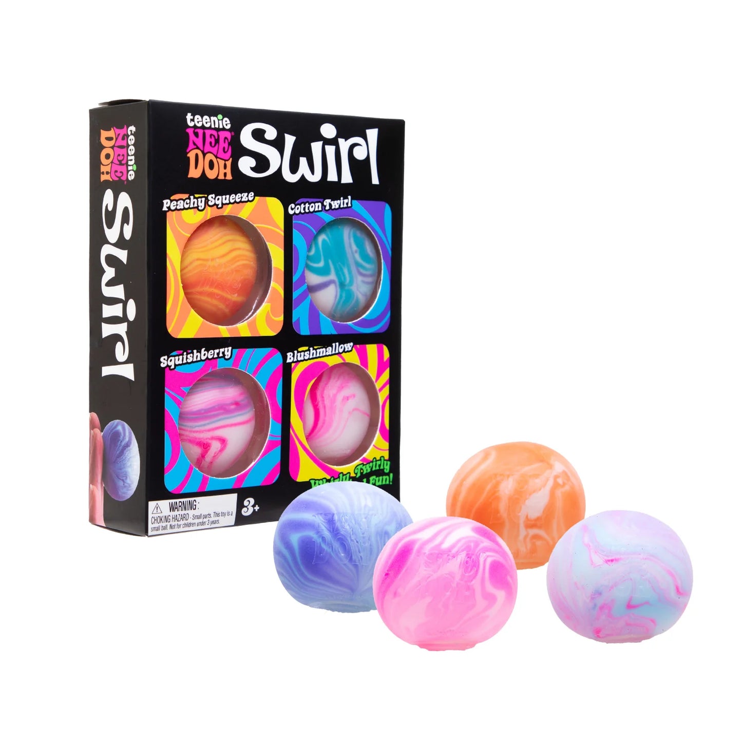 NeeDoh Teenie Multi-Pack Swirl Squeezy Balls