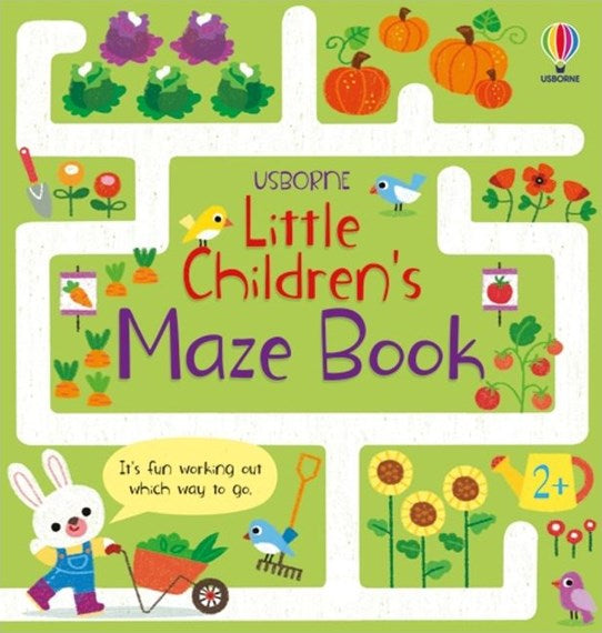 Little Children's Maze Book Activity Book Usborne Softcover Book