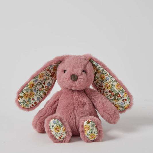 Jiggle and Giggle Floral Raspberry Bunny Rattle