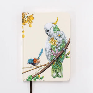 Marini Ferlazzo A5 Hardcover Journal Cockatoo And Wren