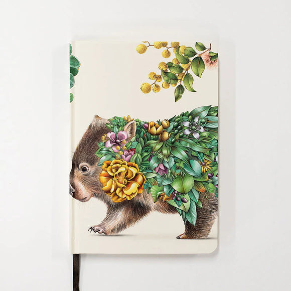 Marini Ferlazzo A5 Hardcover Journal Wombat Bushwalk