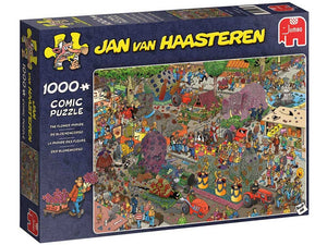 Jan Van Haasteren 1000pc Jigsaw Puzzle Flower Parade