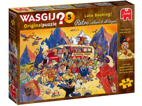 Wasgij? 1000pc Jigsaw Puzzle Retro Original #5 Late Booking