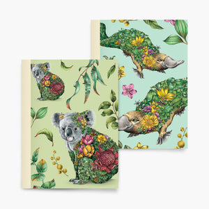 Marini Ferlazzo Pocket Notebook Set Koala And Platypus