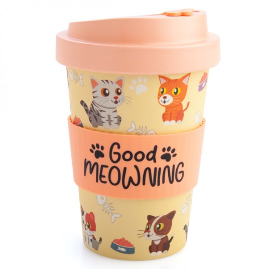 Eco-To-Go Good Meowning Reusable Cat Mug