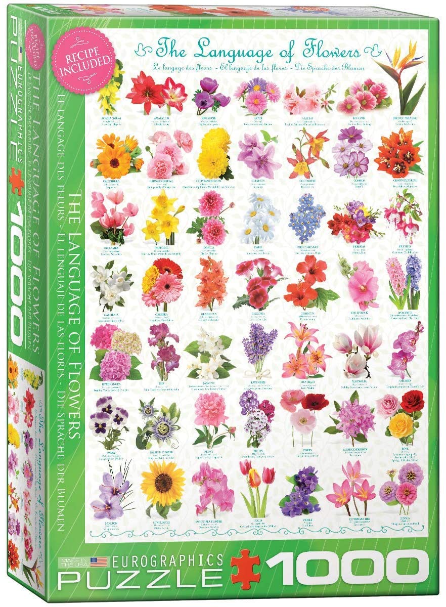 Eurographics 1000pc Jigsaw Puzzle Language of Flowers