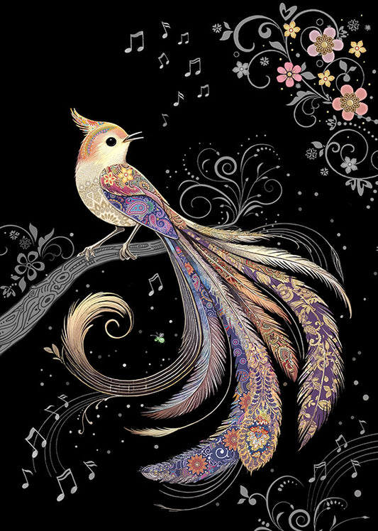 Bug Art Greeting Card Paradise Bird