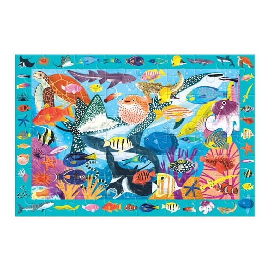 Mudpuppy 64pc Search & Find Jigsaw Puzzle Coral Reef